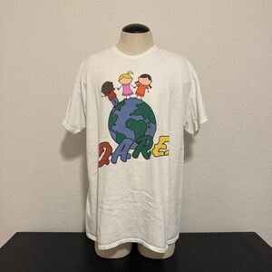 Y2K Vintage Dare “Keep Kids Off Drugs” Multicolor Earth Tee M/L
